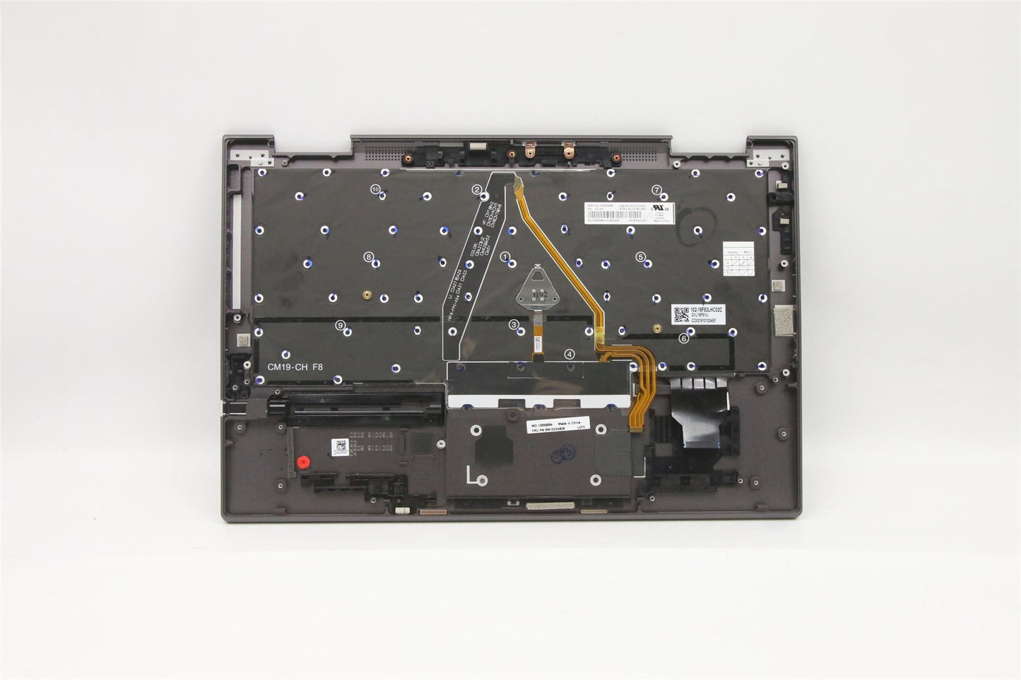 Lenovo ThinkPad X1 4th Gen Keyboard Palmrest Top Cover Arabic 5M10V24838