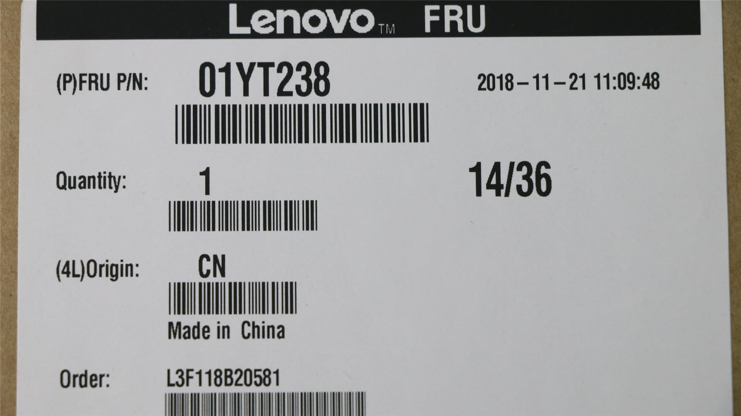 Lenovo ThinkPad P50 LCD Cover Rear Back Housing Black 01YT238