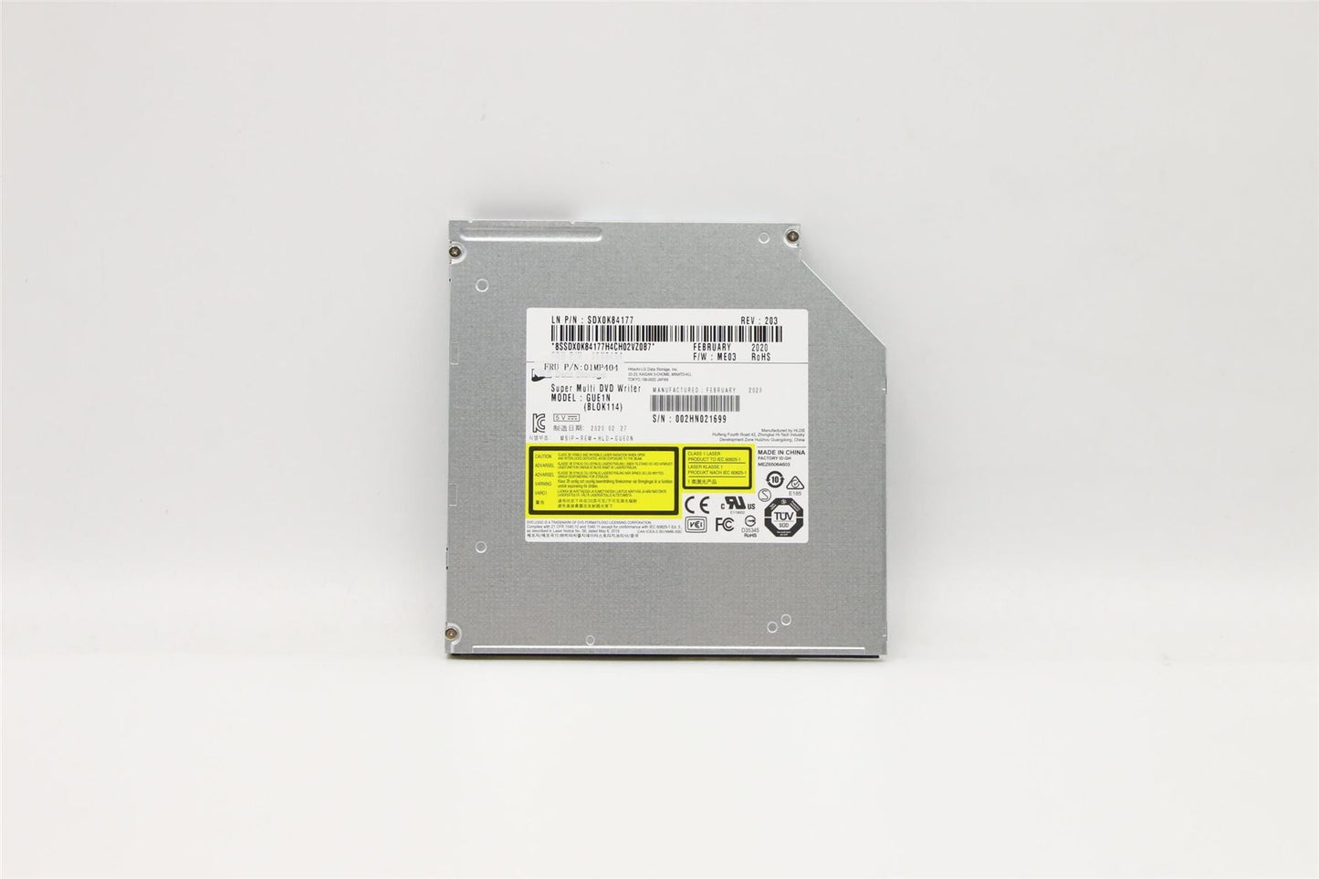 Lenovo 01MP404 HLDS GU71N Slim SATA Tray Rambo