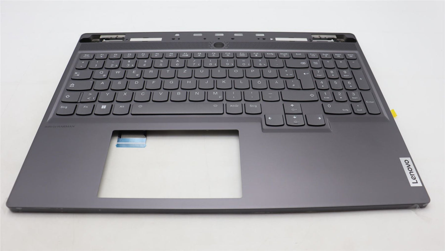 Lenovo Legion S7 16IRH8 Keyboard Palmrest Top Cover German Grey 5CB1L68008