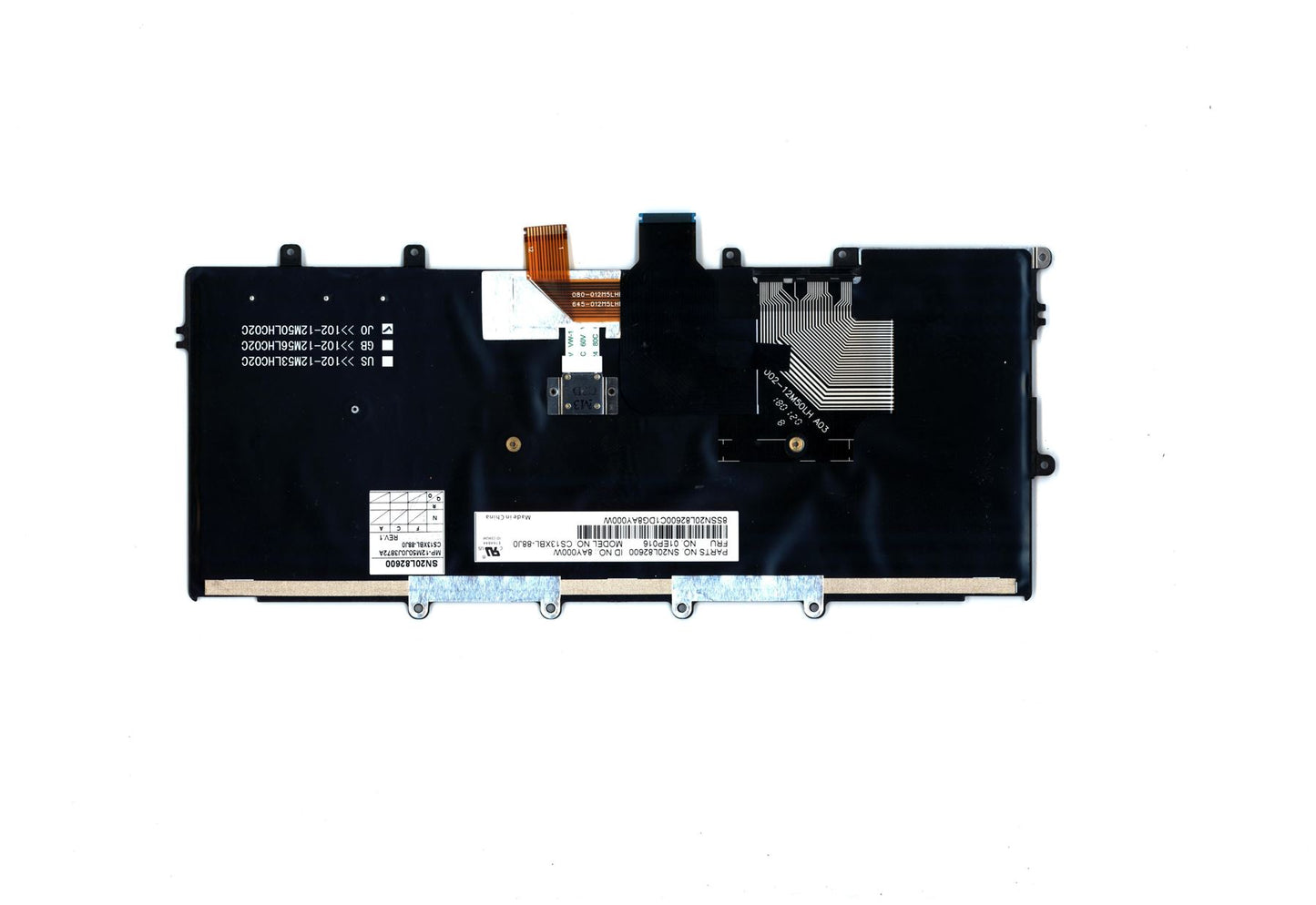 Lenovo ThinkPad X270 A275 Keyboard Japanese Black Backlit 01EP016