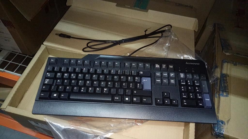 Lenovo ThinkStation E31 M82 M92 M92p E32 P900 USB Wired Keyboard Black 00XH577