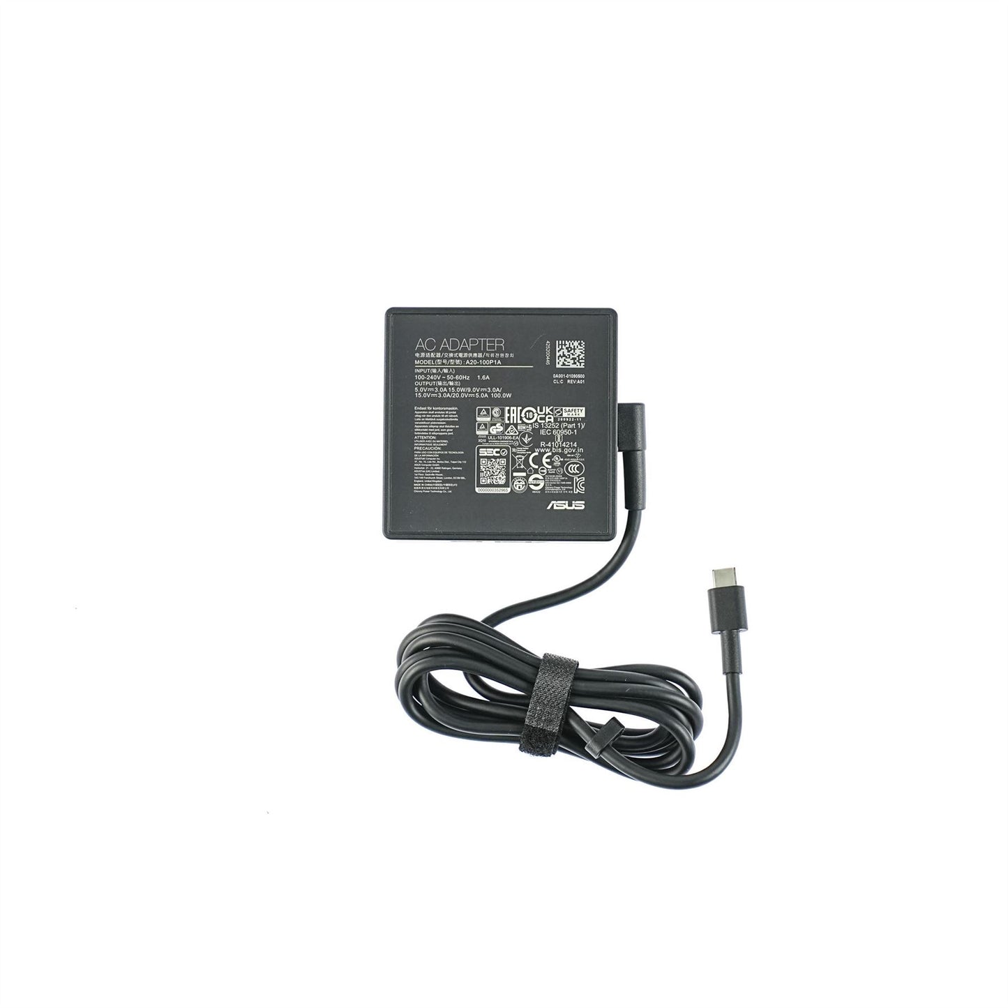 Asus Adapter 100W 3Pin Usb Type C (Black) 0A001-01090000