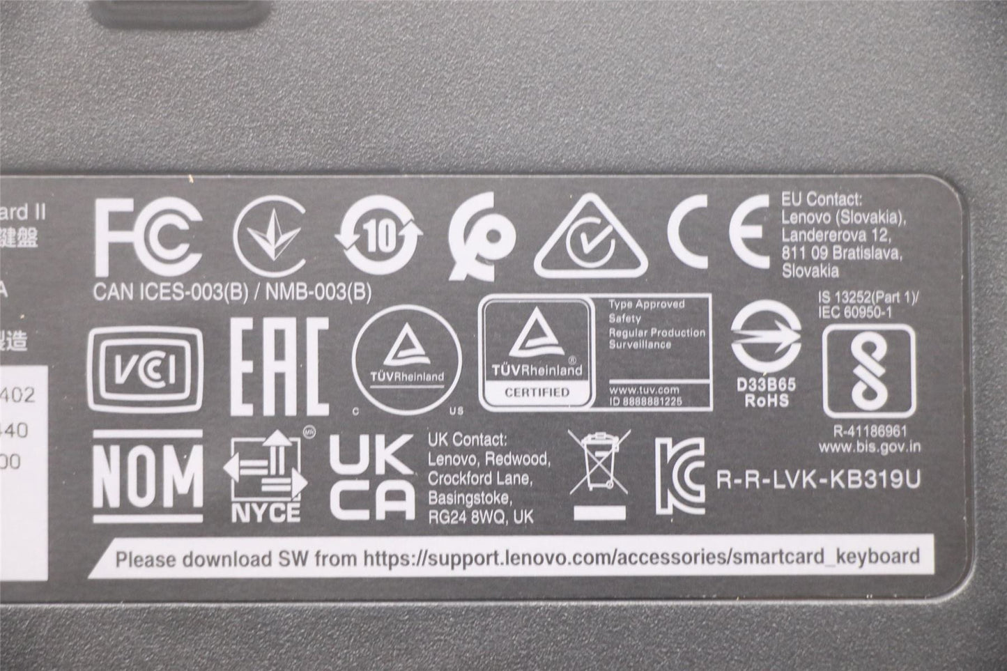 Lenovo SMC KBD-Belgium/UK 5D51H38225