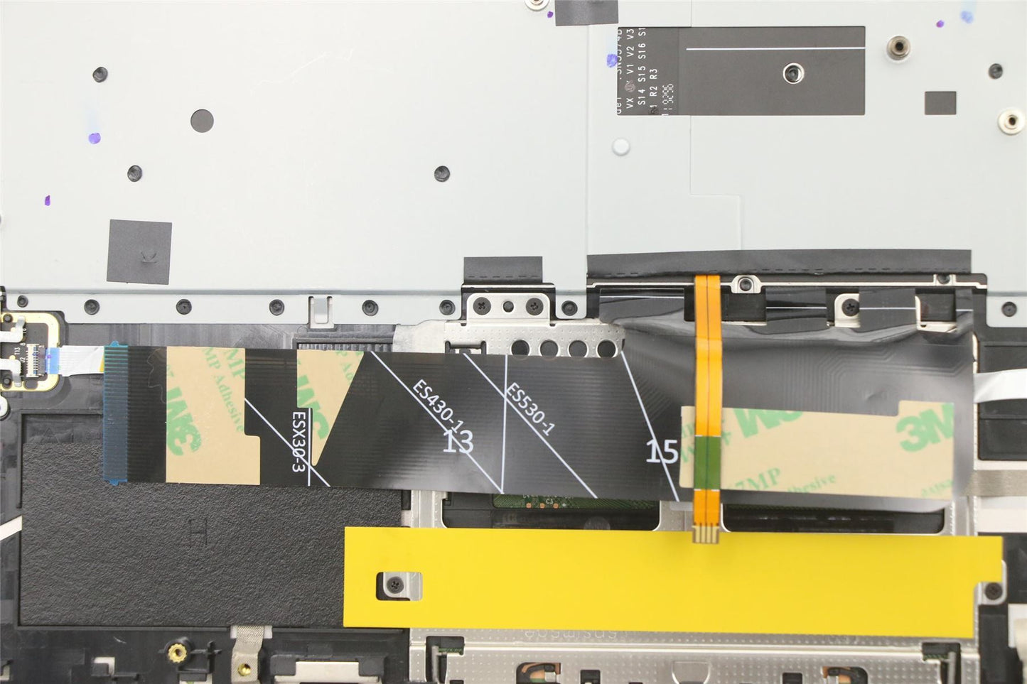 Lenovo Yoga C740-14IML Keyboard Palmrest Top Cover US Mica 5CB0U43983