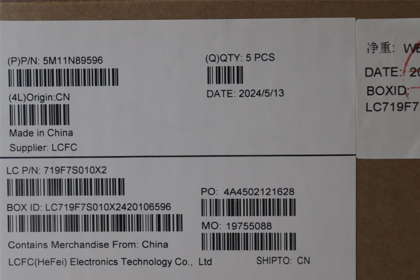 Lenovo MECH_ASM BL KB BK MG WW TUR PMX 5M11N89597