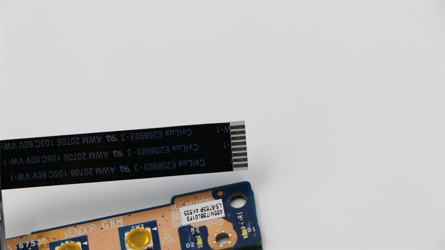 Lenovo IdeaPad G570 G475 G470 G575 Z500 Power Button Board 11013161