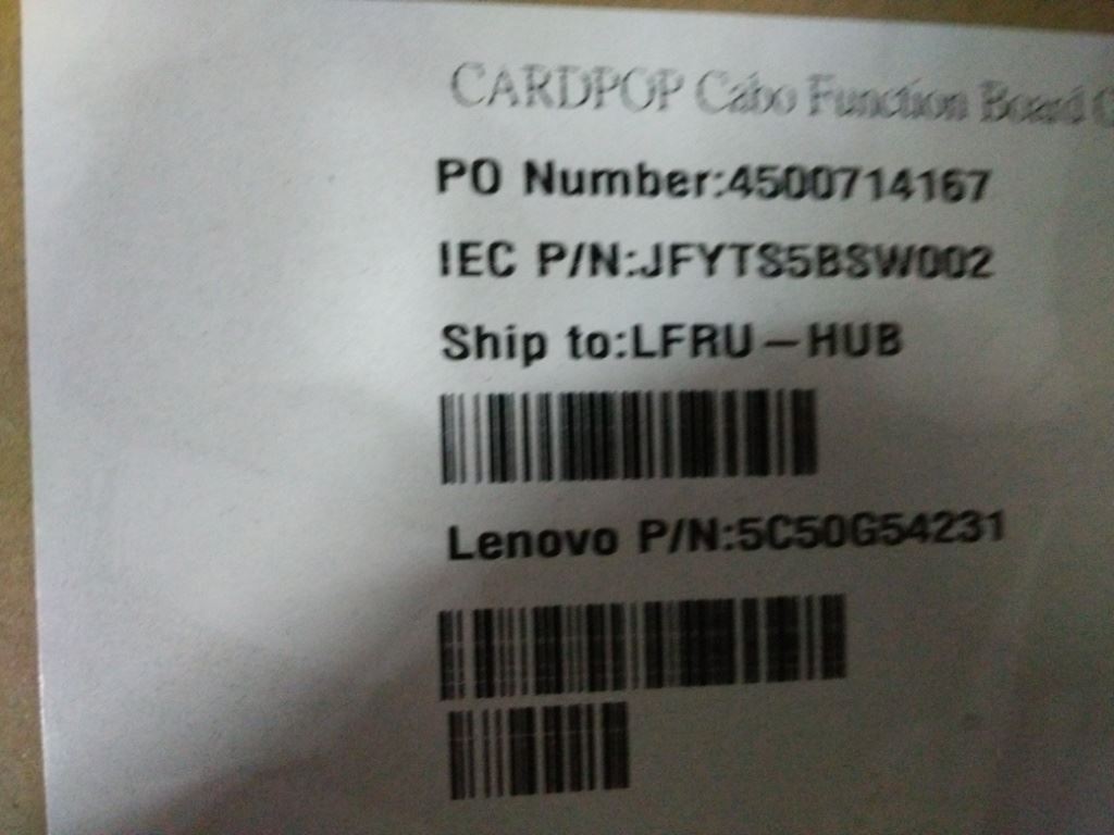 Lenovo Cabo Function Green/Orange Board 5C50G54231