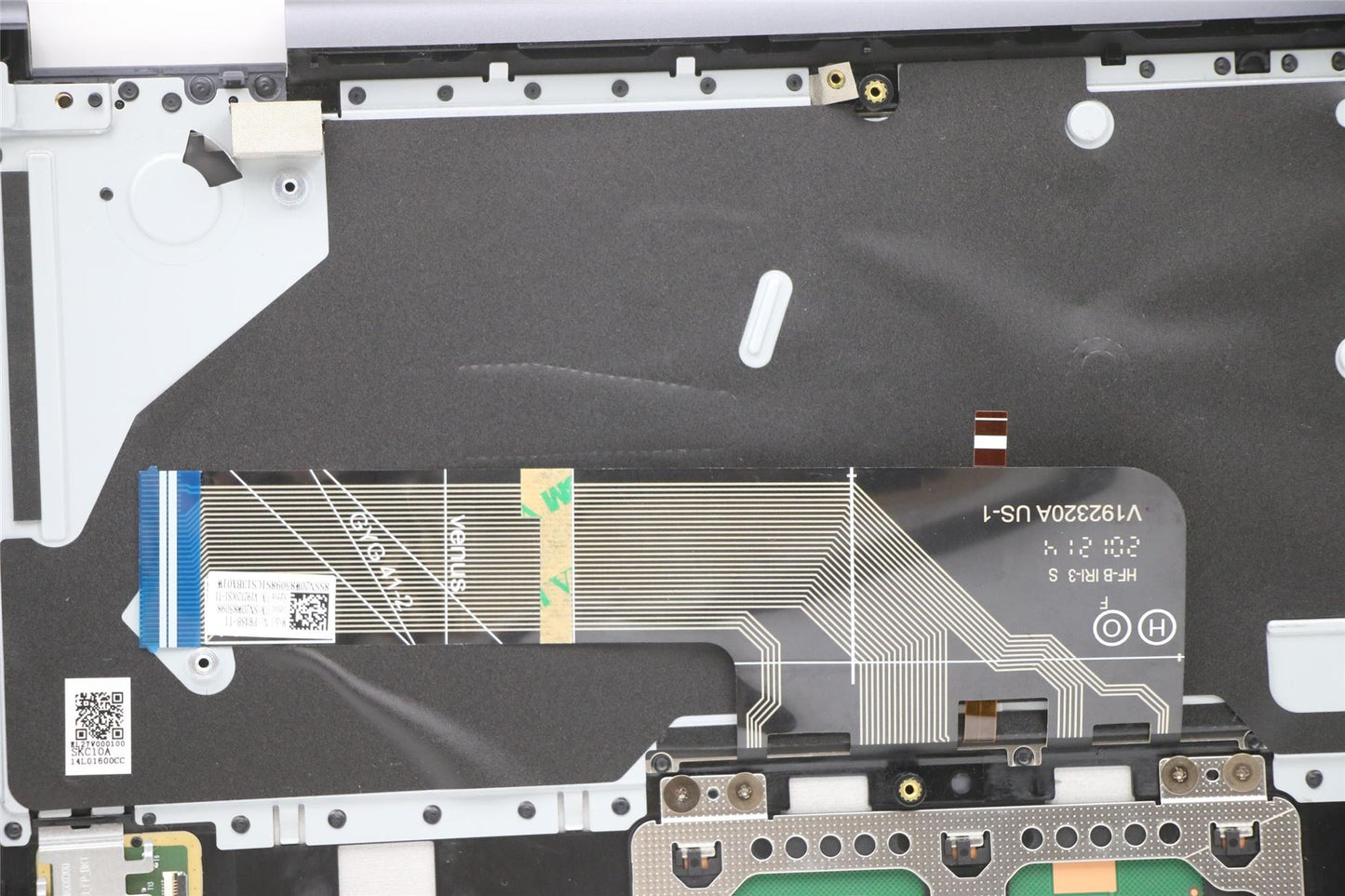 Lenovo Yoga 7-14ACN6 Keyboard Palmrest Top Cover Thai Grey 5CB1D12410