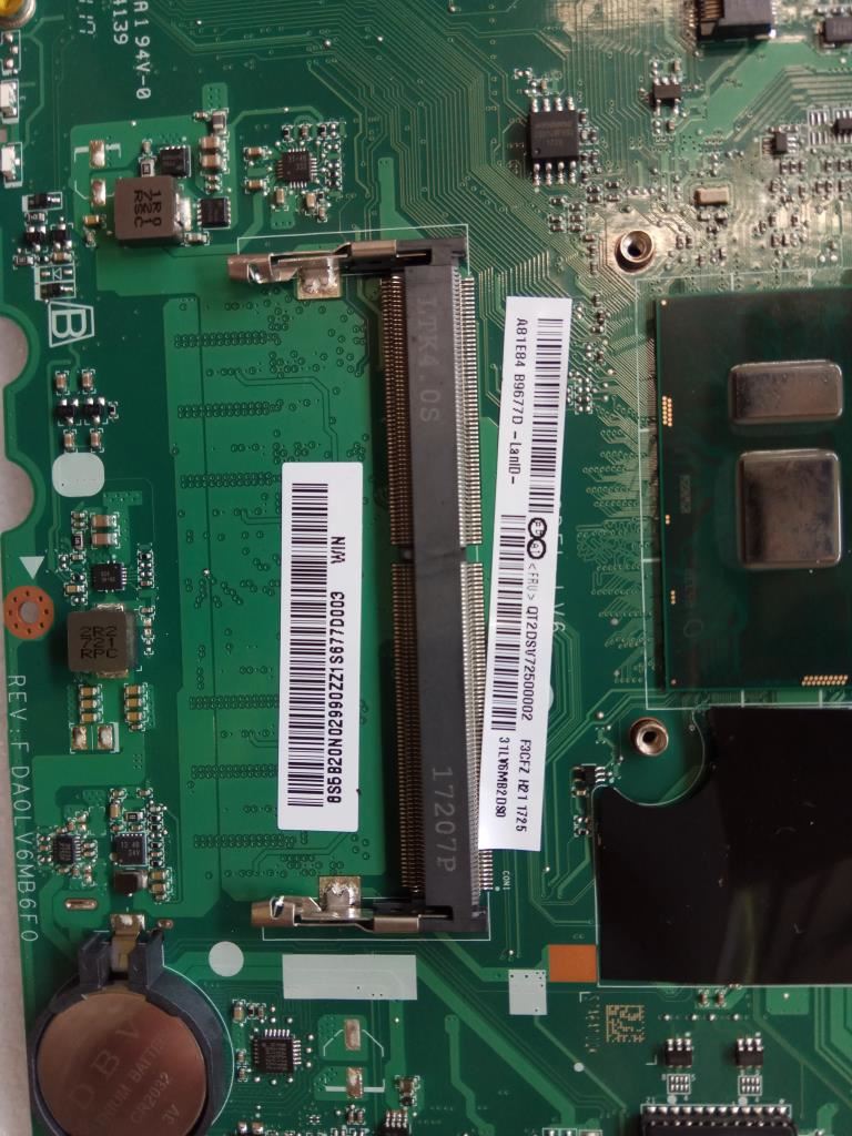 Lenovo V510-15IKB Motherboard Mainboard 5B20N02990