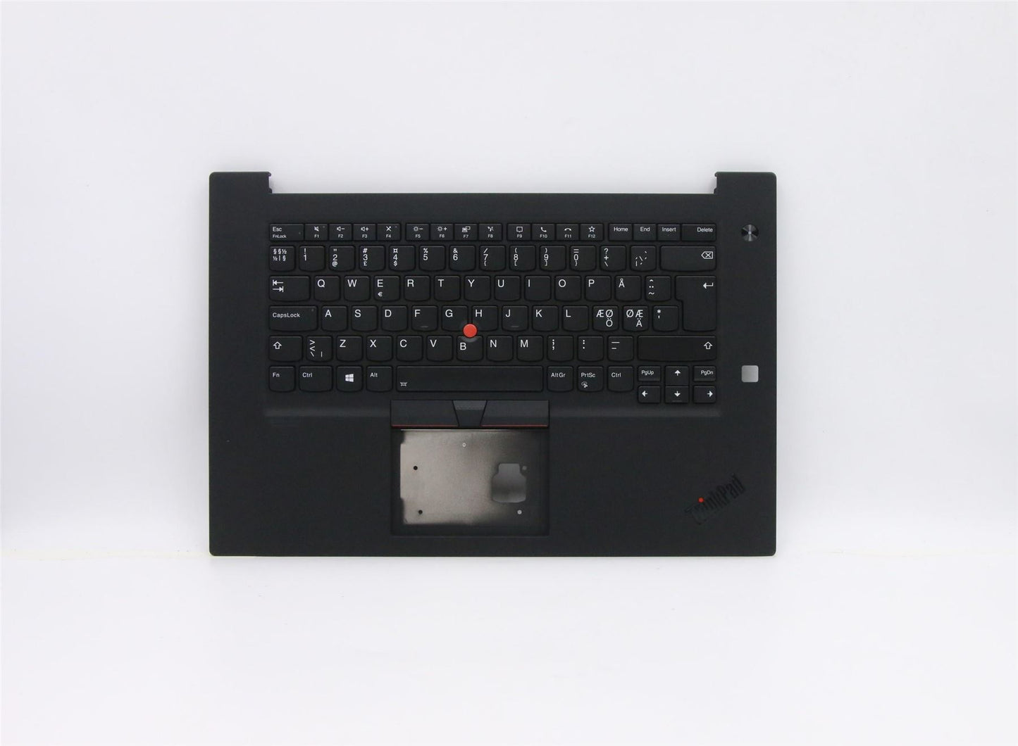Lenovo ThinkPad P1 Gen 3 X1 3rd Gen Palmrest Cover Keyboard Nordic 5M10Z39648