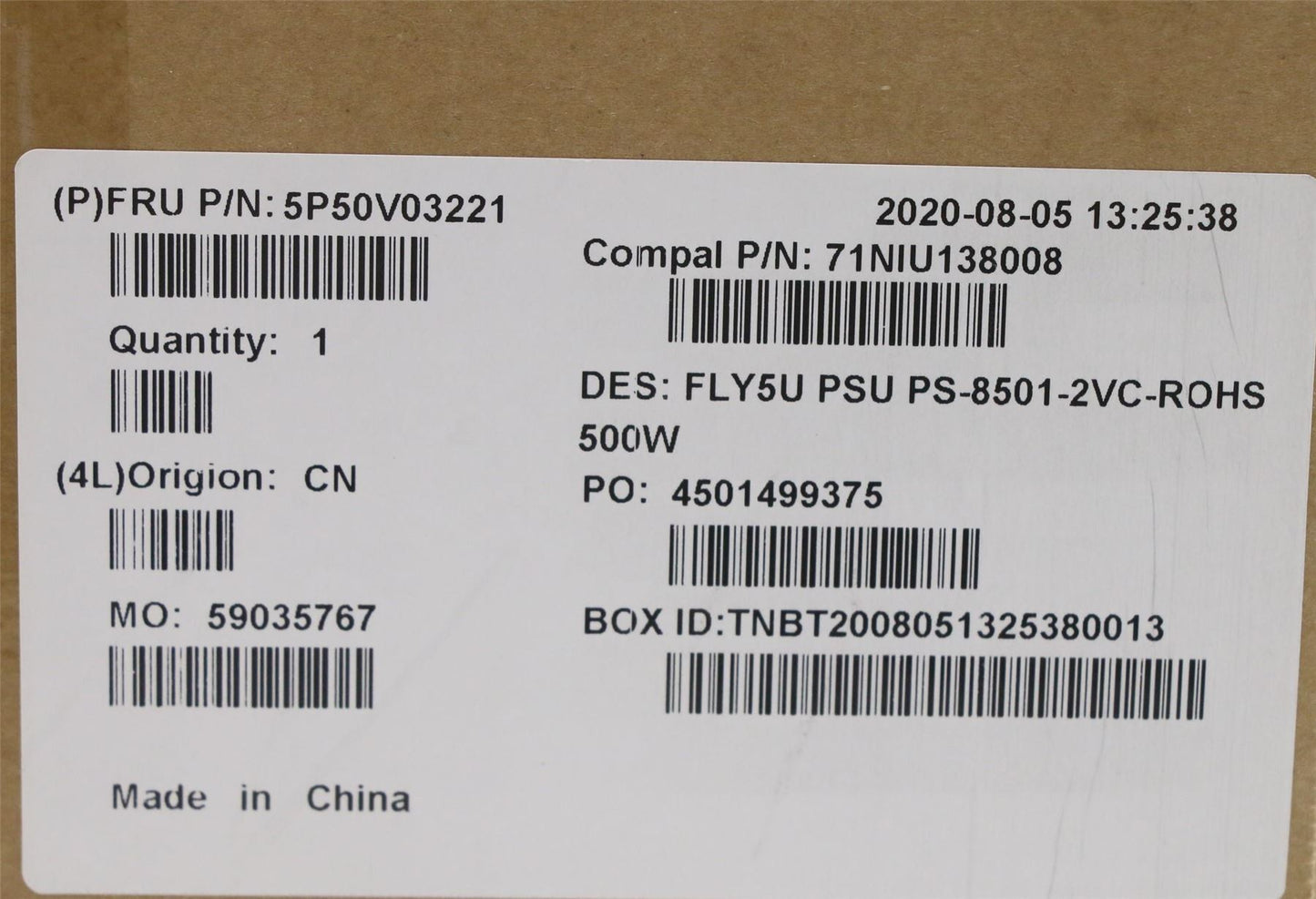 Lenovo Legion BoostStation Power Supply PSU Power 5P50V03221