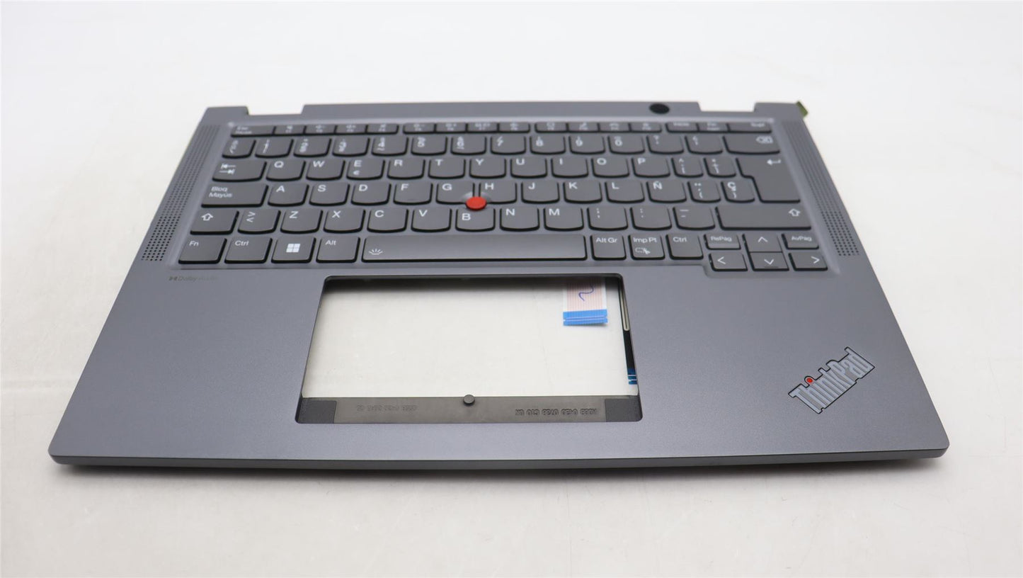Lenovo ThinkPad X13 Gen 4 Keyboard Palmrest Top Cover Spanish Grey 5M11L64739