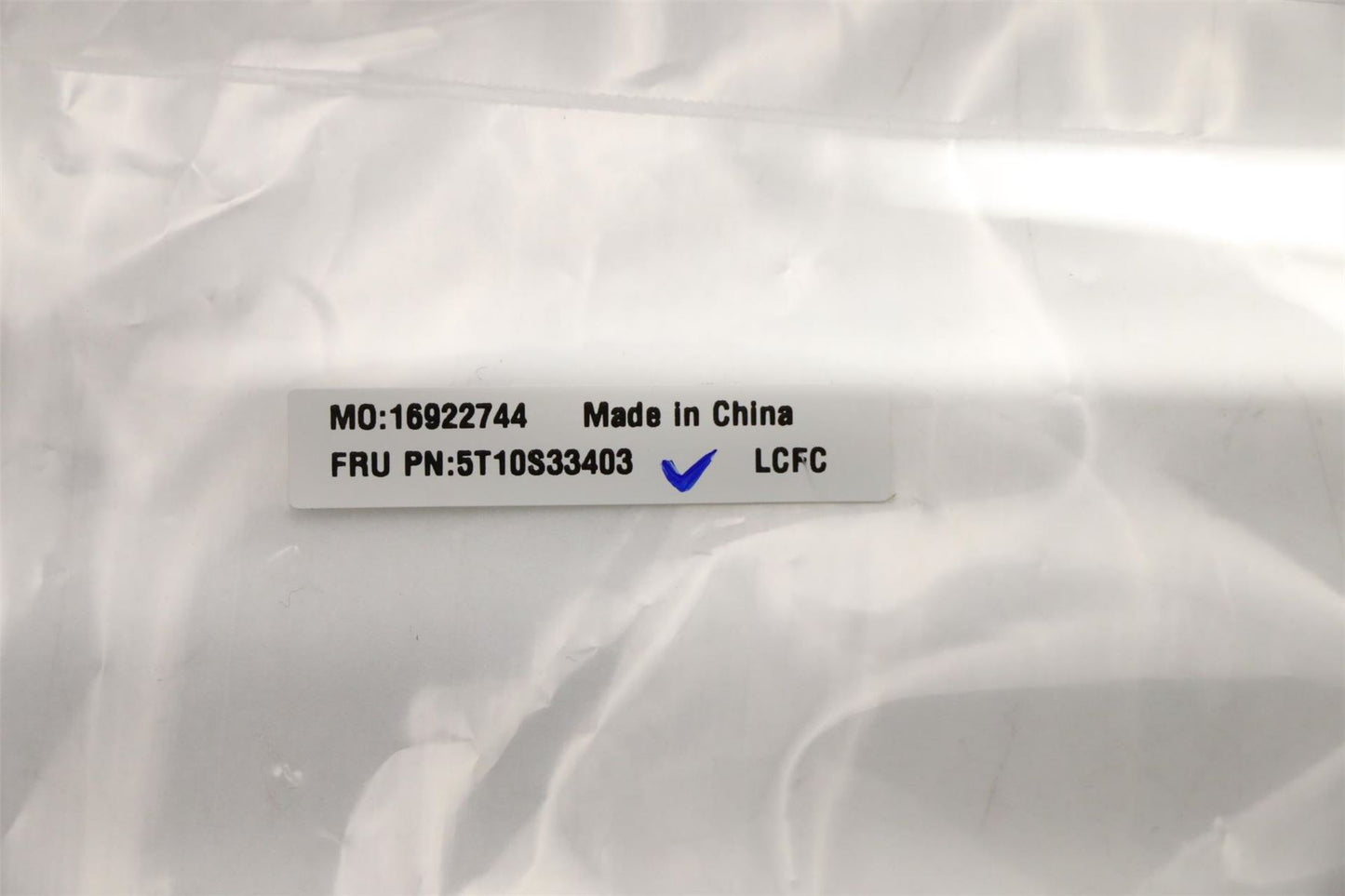 Lenovo 5T10S33403 TAPE Mylar L 82QG