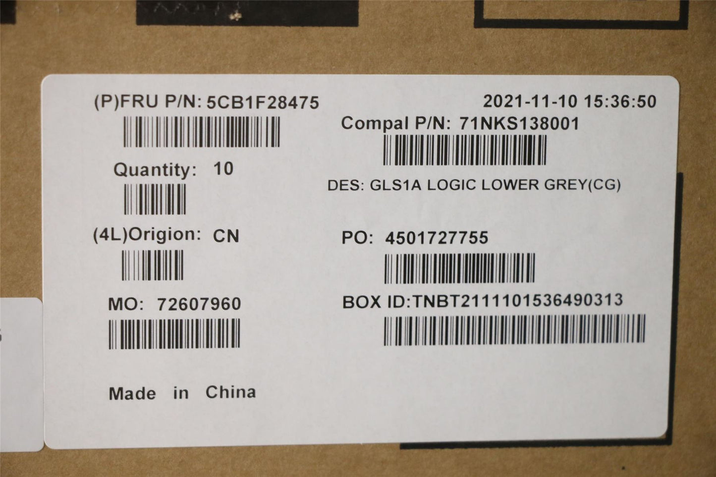 Lenovo IdeaPad 1-14ADA7 1 14AMN7 Bottom Base Lower Chassis Cover Grey 5CB1F28475