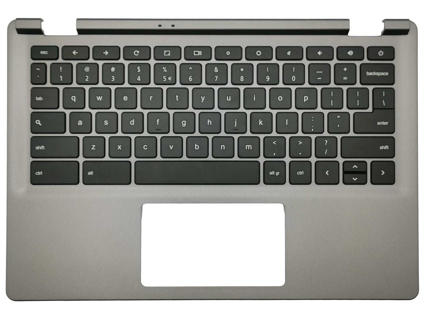 Genuine Acer C730E Palmrest Touchpad Cover Keyboard US Grey Gray 6B.GC1N7.028