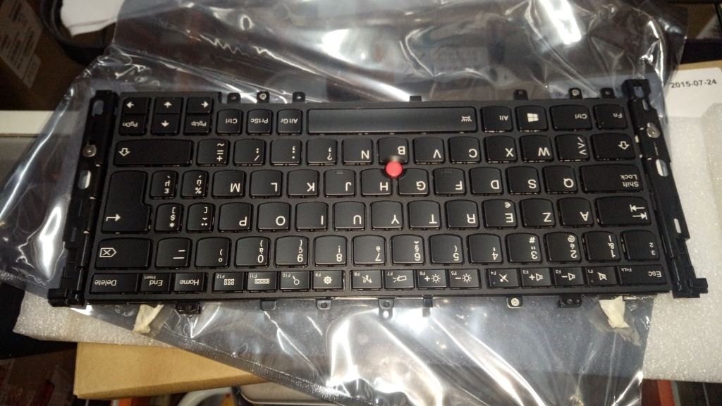 Lenovo TP_YOGA12, BE, CHY, Backlit Belgian Keyboard 04Y2626