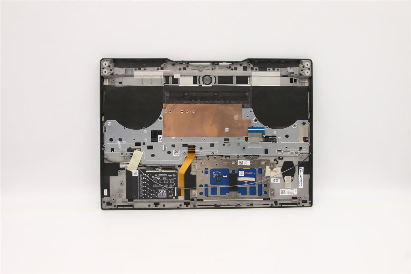Lenovo S7 15ACH6 Palmrest Cover Touchpad Keyboard Greek Black Backlit 5CB1C93715