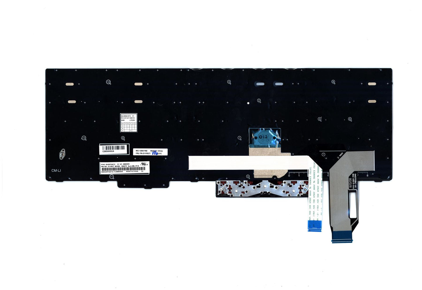 Lenovo NB_KYB FRU COMO NM,LTN,KB,BK,CFE 01YP677
