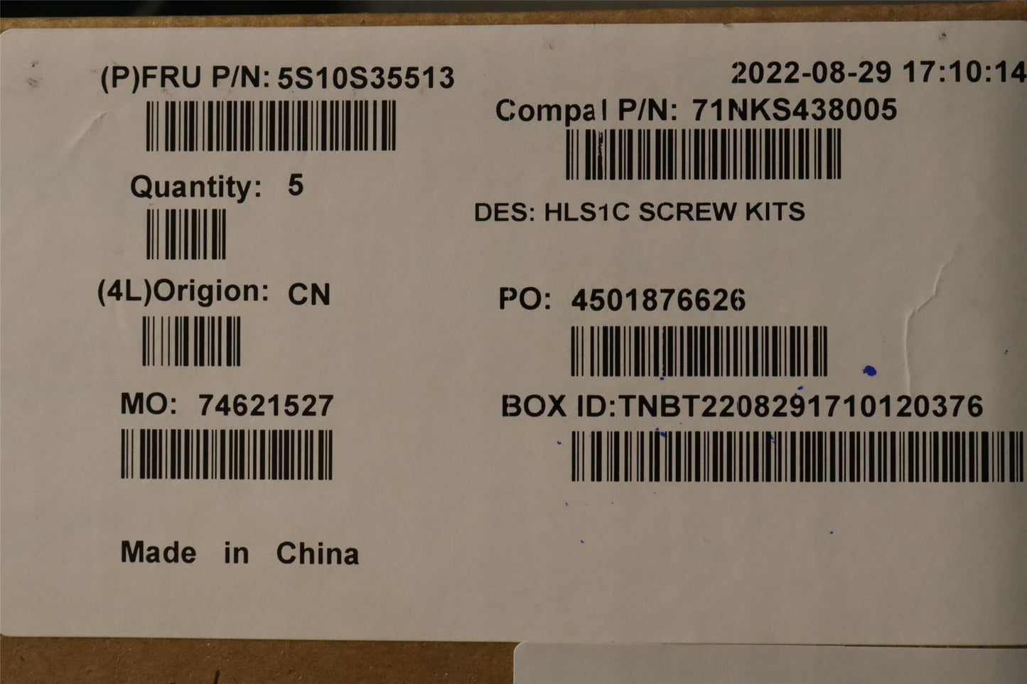 Lenovo IdeaPad 1 14AMN7 1 15AMN7 Schrauben-Schrauben-Set-Set 5S10S35513