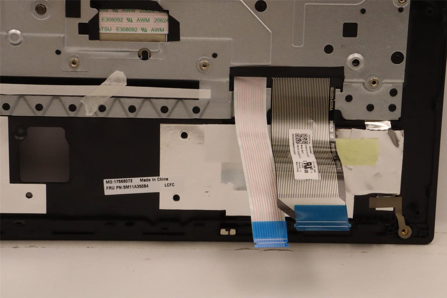Lenovo ThinkPad E14 2 Keyboard Palmrest Top Cover German Black 5M11A35084