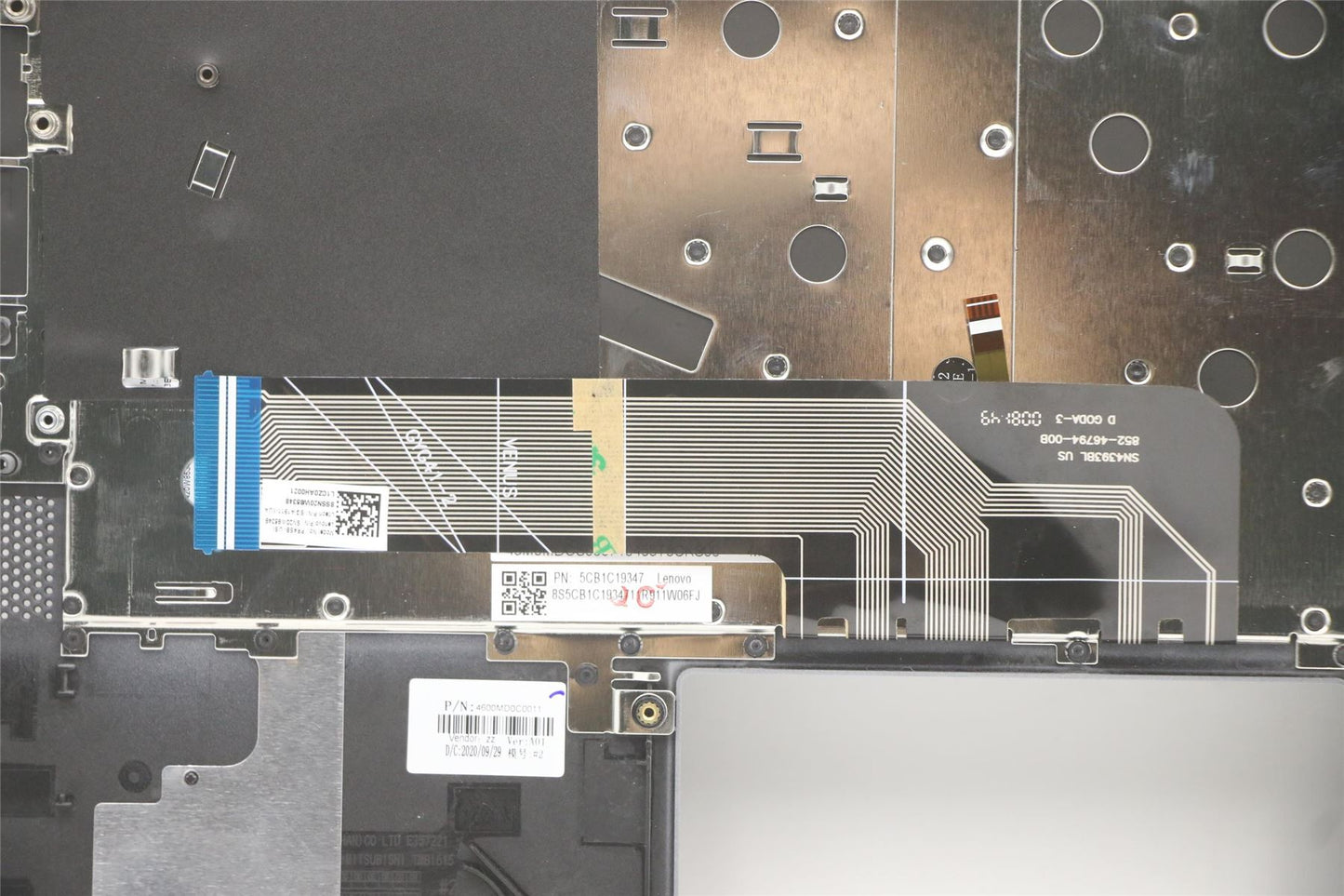 Lenovo IdeaPad 5 14ALC05 Keyboard Palmrest Top Cover US Euro 5CB1C19347