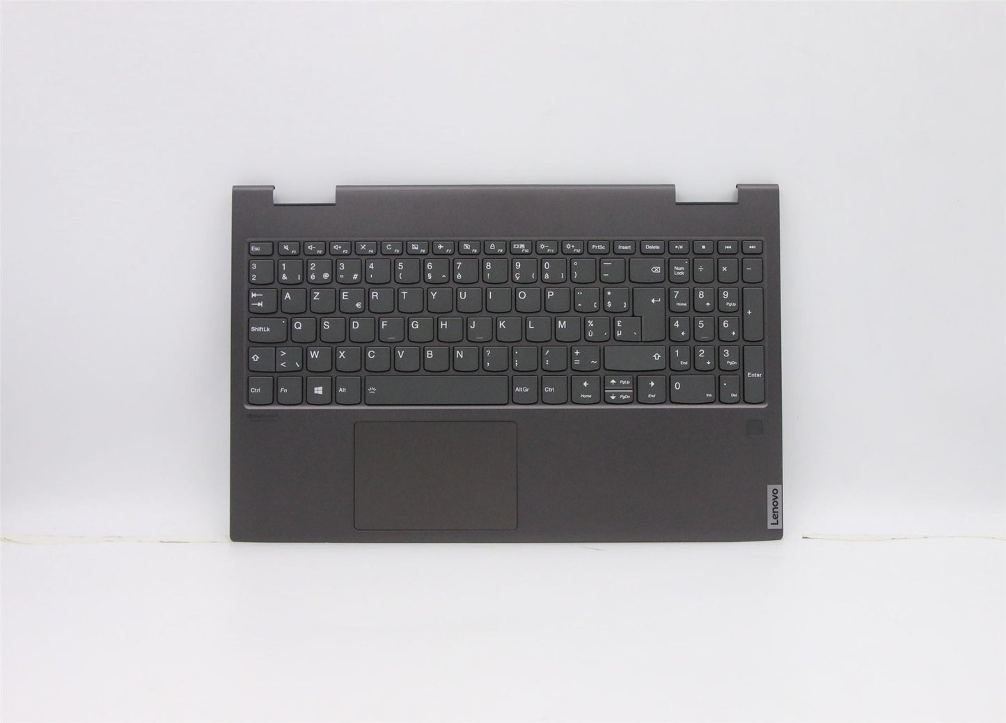 Lenovo C740 15IML Palmrest Cover Touchpad Keyboard Belgian Iron Grey 5CB0U43817