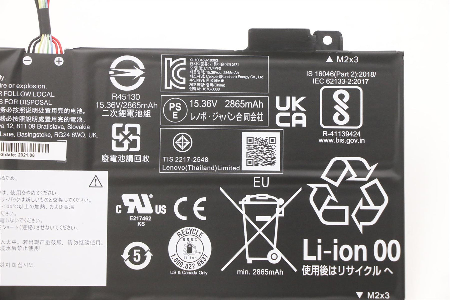 Lenovo IdeaPad S530-13IWL S530-13IML Akku 15,36 V 45 Wh 5B10R38649