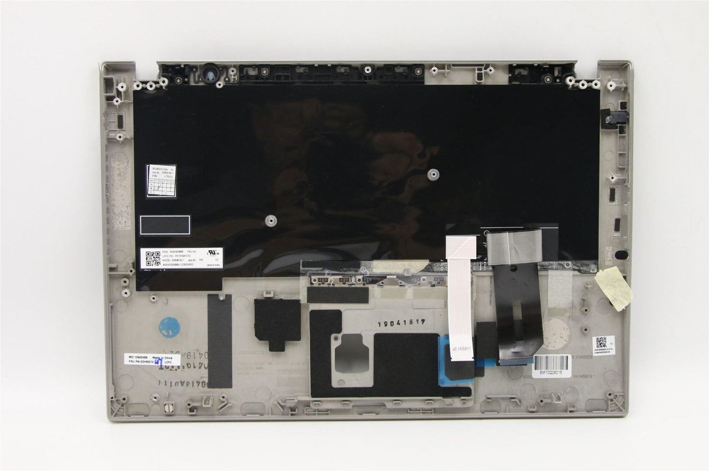 Lenovo ThinkPad T490s Keyboard Palmrest Top Cover Swiss Black Backlit 02HM374