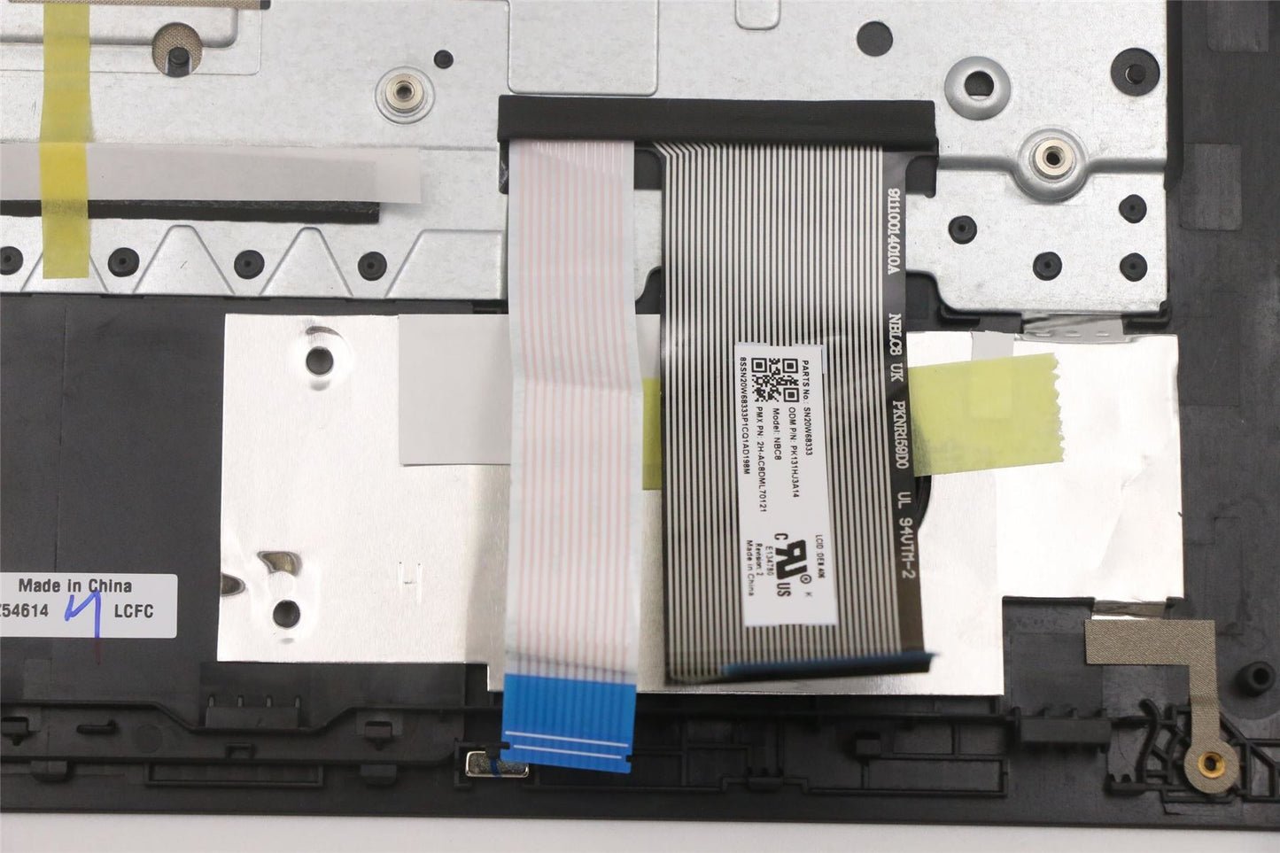 Lenovo MECH_ASM KBD DEN(Pri) Pat FPR UK BK 5M10Z54614