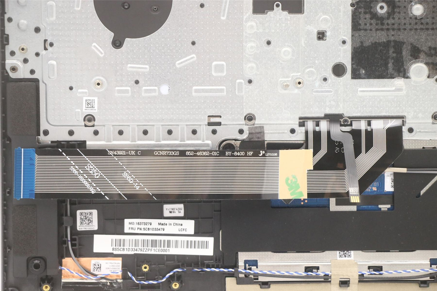 Lenovo Upper Case ASM_POR L82M8 GY BL 5CB1D33479