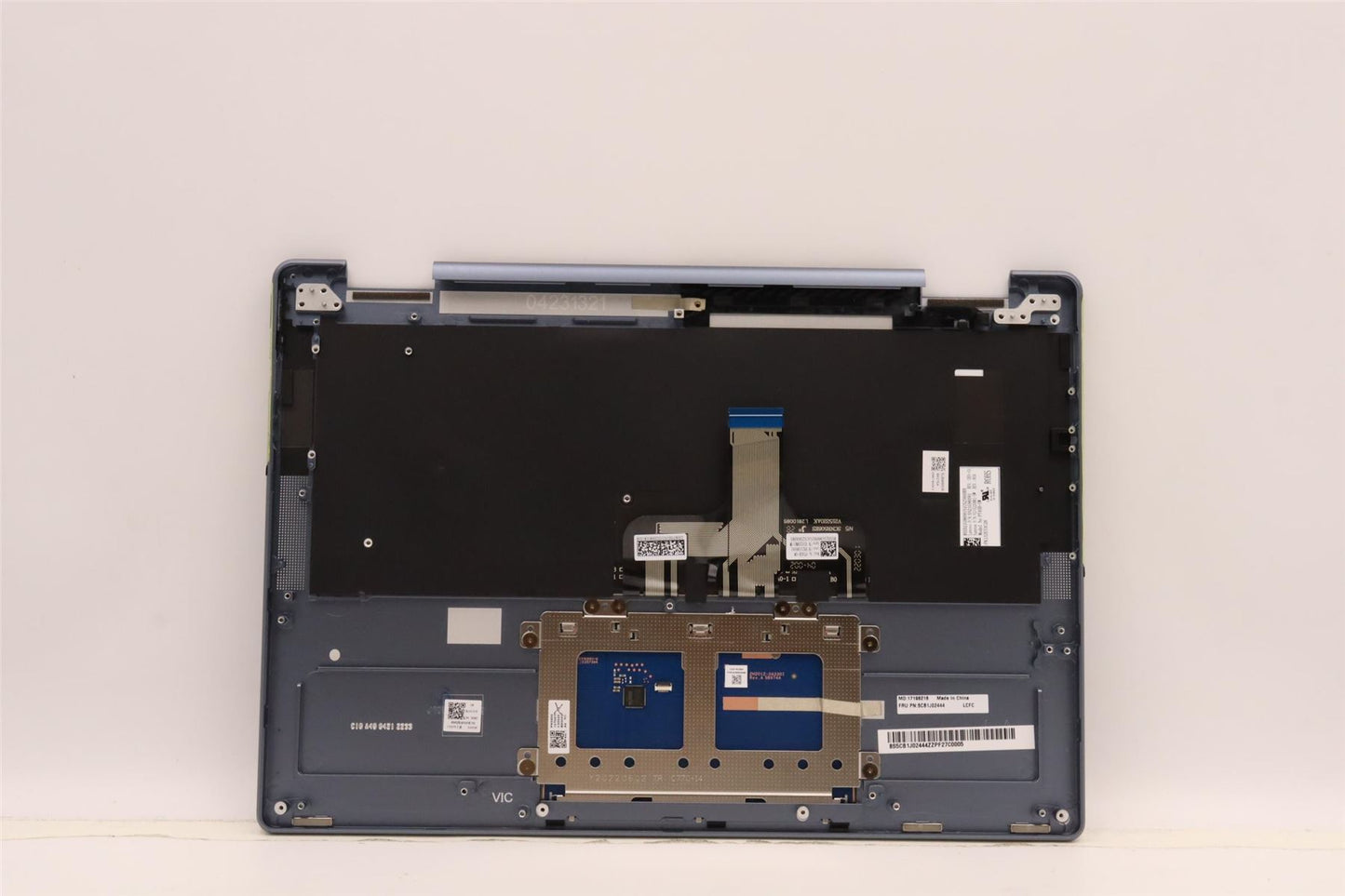Lenovo Yoga 7 14IAL7 Palmrest Cover Touchpad Keyboard Switzerland 5CB1J02444