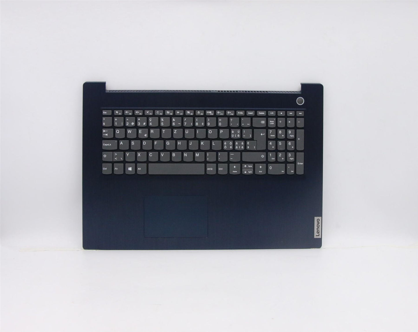 Lenovo IdeaPad 3-17IML05 Palmrest Touchpad Cover Keyboard Swiss Blue 5CB0X56828