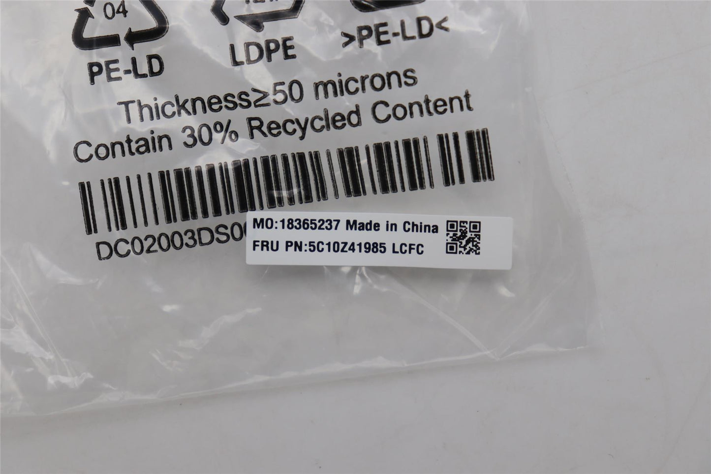 Lenovo FRU 1.5m typec cable 5C10Z41985