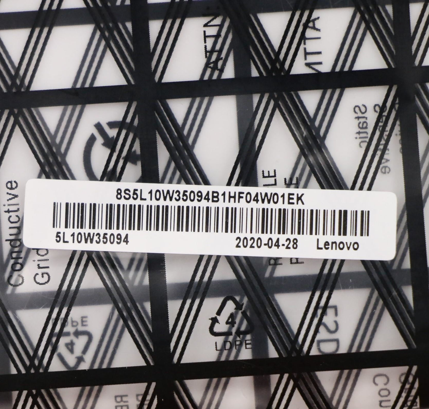 Lenovo LABEL FRU Label Kit 5L10W35094