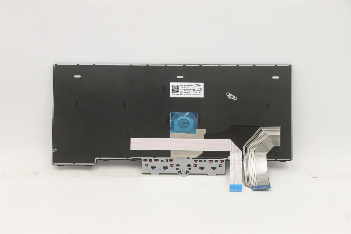 Lenovo ThinkPad L14 2 L14 Keyboard Belgian Black 5N20W67694