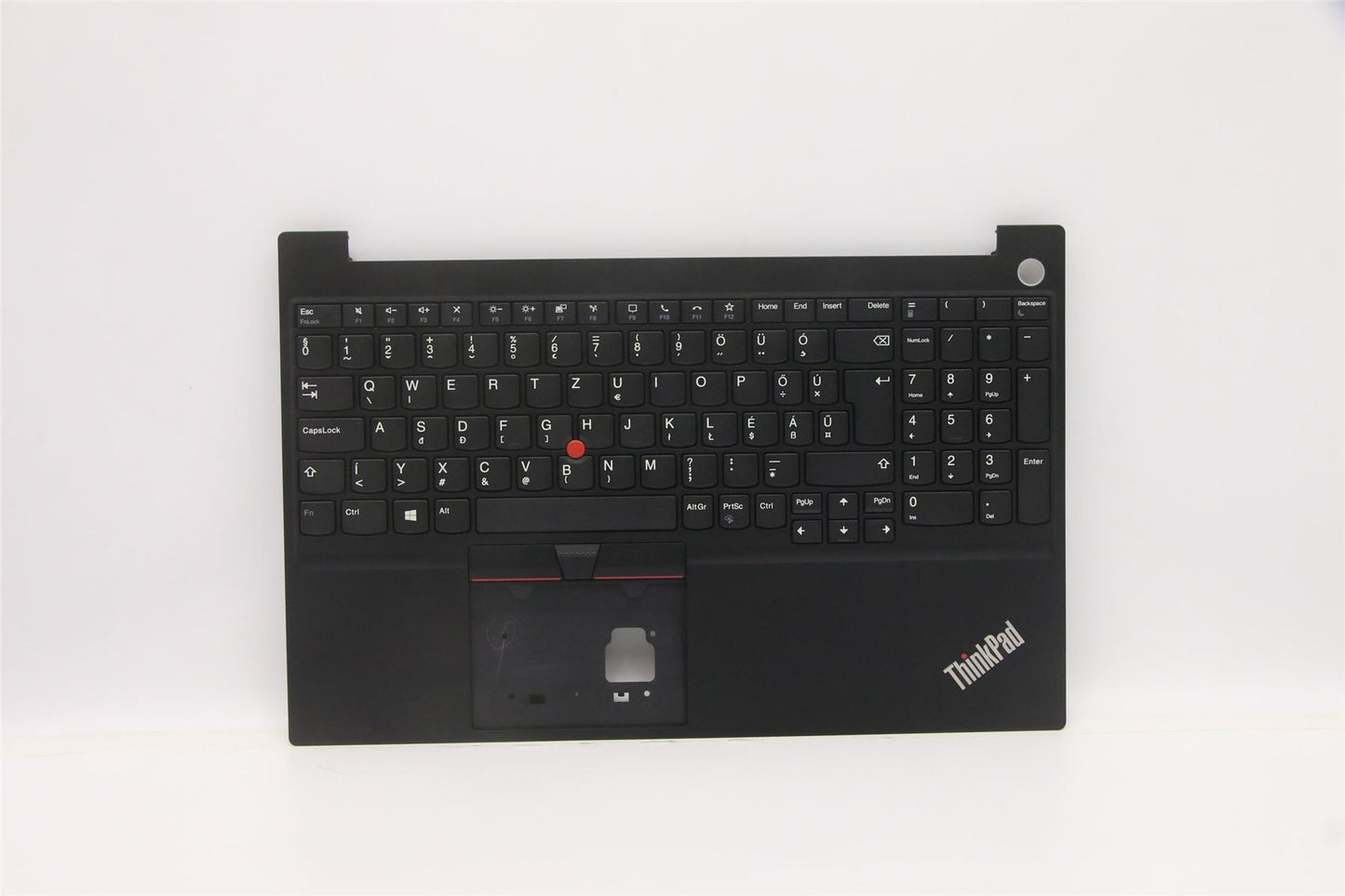 Lenovo ThinkPad E15 Gen 2 Keyboard Palmrest Top Cover Hungarian Black 5M10W64559