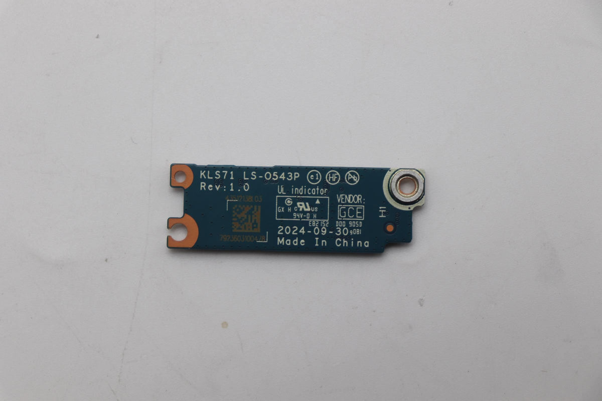 Lenovo CARDPOP PMIC(OLED) C 83JX SDC Microphone LED Board 5C50S25790