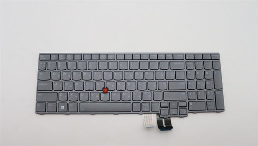 Lenovo ThinkPad P16 Gen 1 P16 Gen 2 Keyboard Greek Grey Backlit 5N21F39356