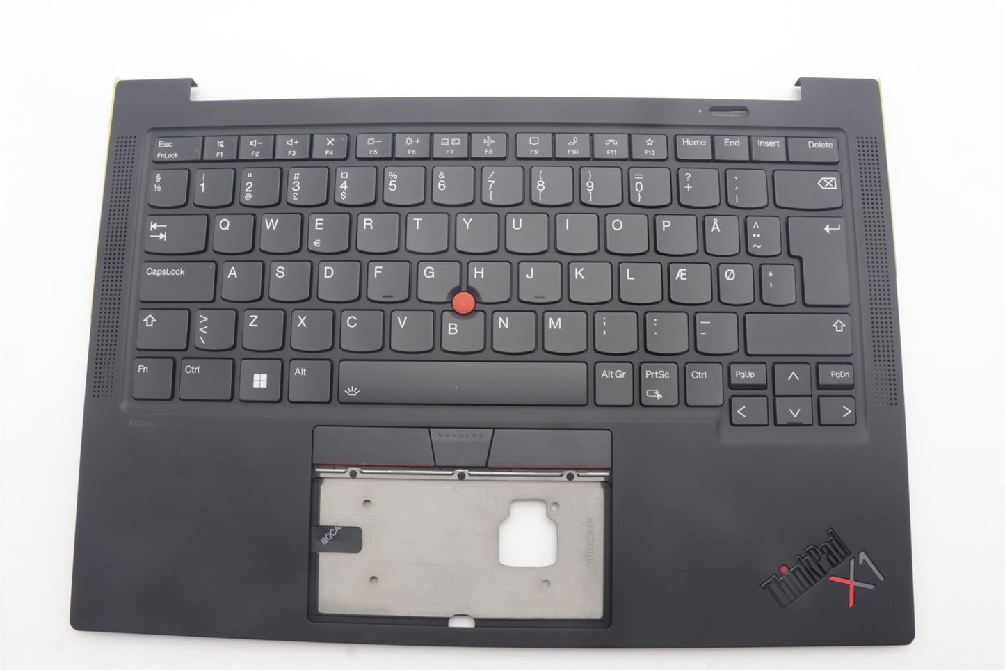 Lenovo ThinkPad X1 10th Gen Palmrest Cover Keyboard Danish Black 5M11H44137