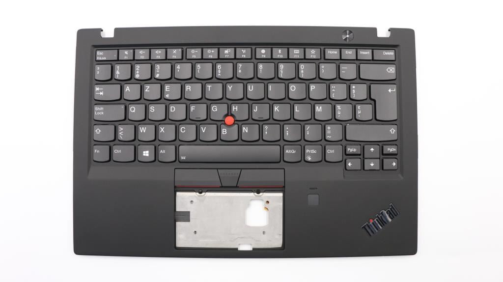 Lenovo Carbon X1 6th Keyboard Palmrest Top Cover Belgian Black 01YR531