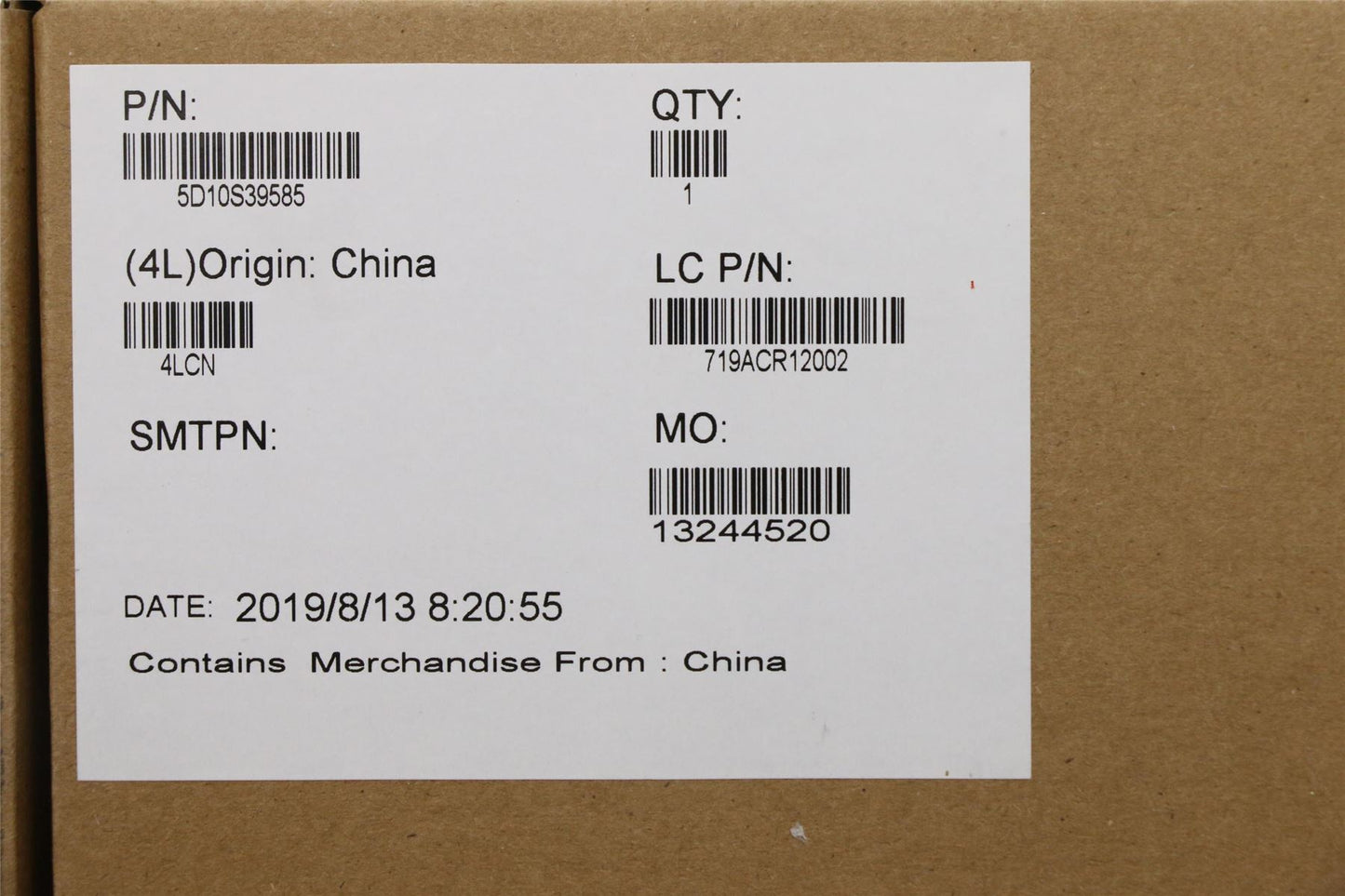 Lenovo LCD MODULE L 81TD FHD AG 5D10S39585