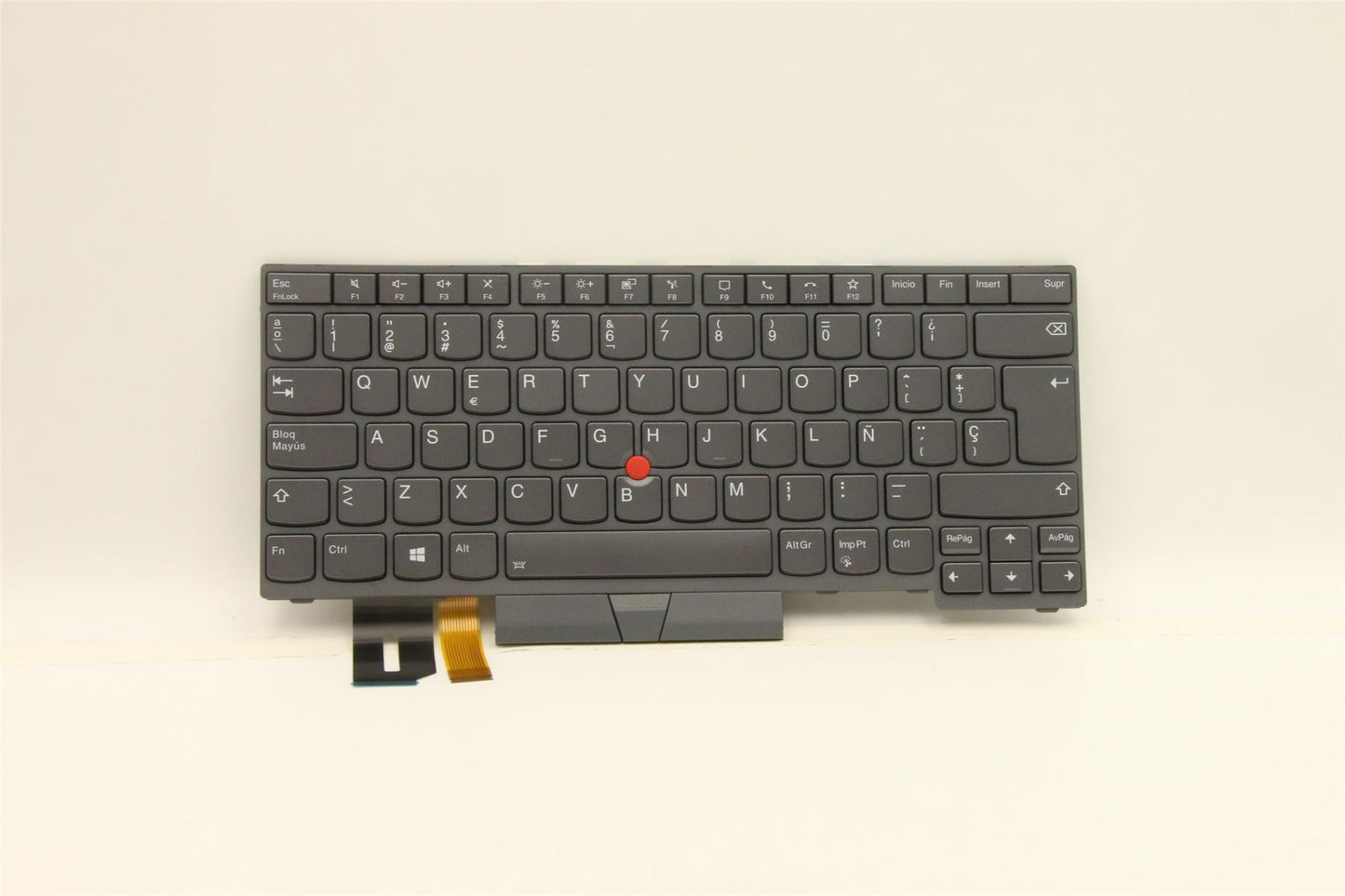 Lenovo ThinkPad T14 Gen 2 P14s Gen 2 Keyboard Spanish Black Backlit 5N21B08386