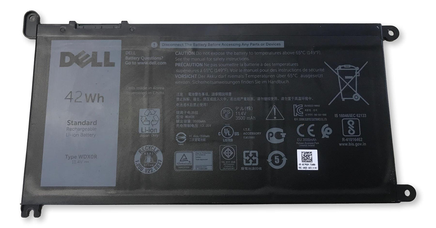 Dell Battery 3 Cell 42WHR Lithium Ion Prismatic battery 0CYMGM CYMGM