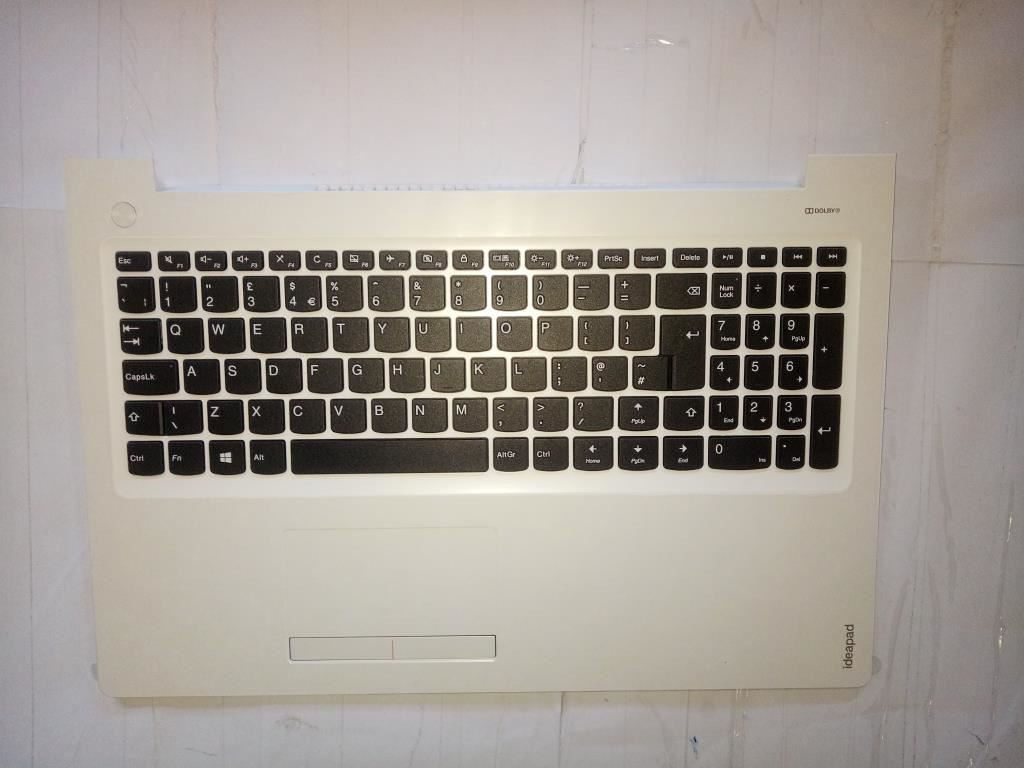 Lenovo IdeaPad 310-15ABR Keyboard Palmrest Top Cover UK White 5CB0L81524