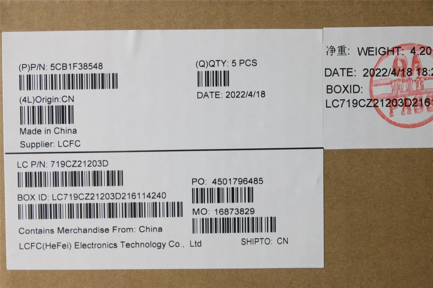 Lenovo 5 16IAH7H Palmrest Cover Touchpad Keyboard UK Storm Grey 5CB1F38548