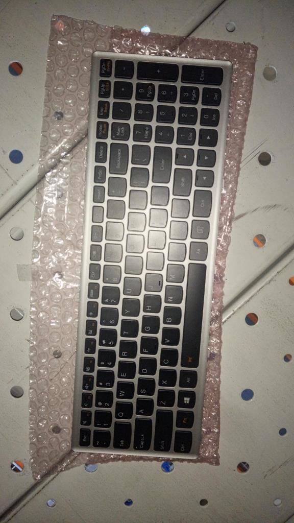 Genuine Lenovo 25206507 OKIT6F1BUS101KeyBlkKSlvFBLKBD(win8)