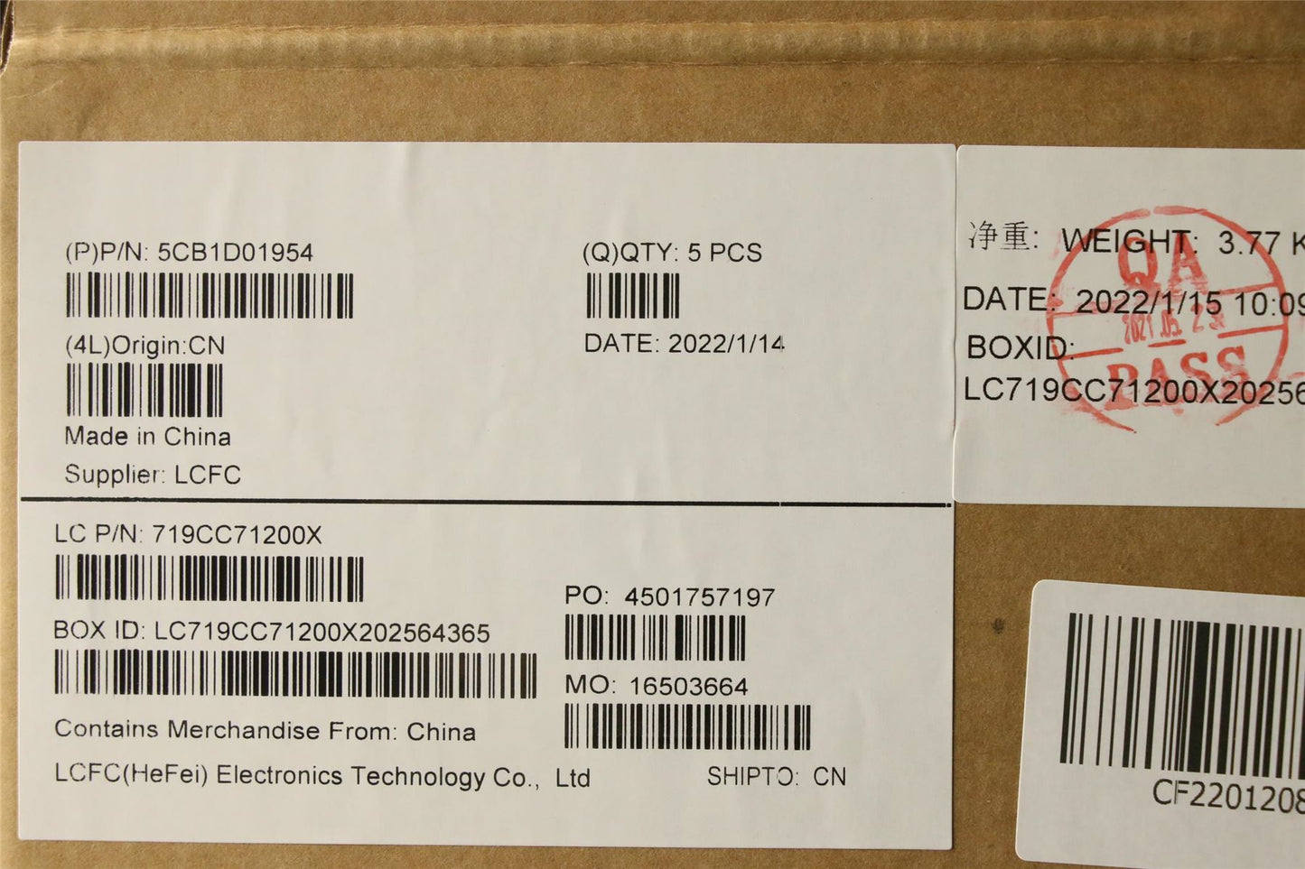 Lenovo Upper Case ASM_GREL82C7IG_TEX_LIPC 5CB1D01954