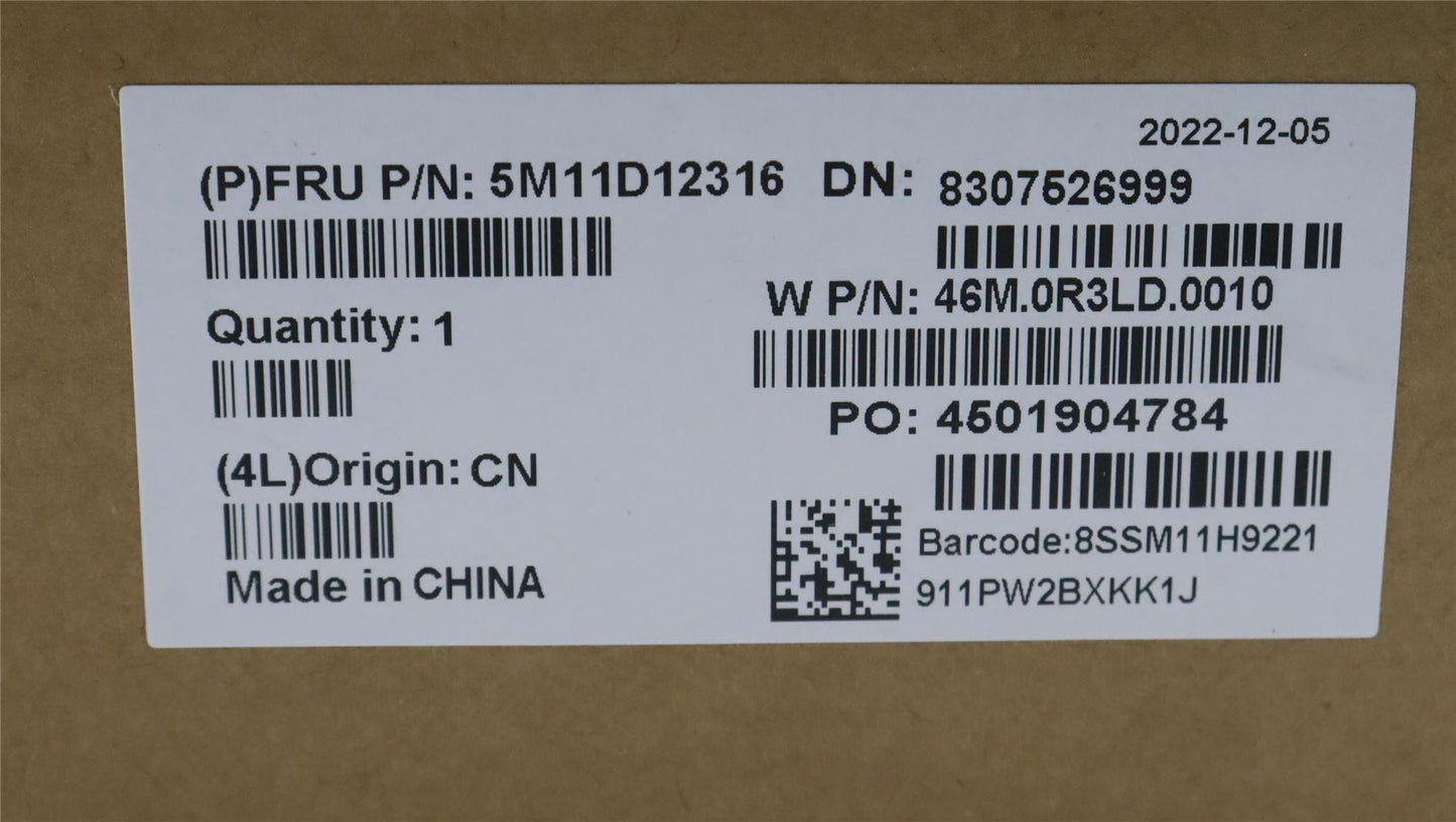 Lenovo ThinkPad P1 Gen 5 LCD Screen Display Assembly 5M11D12317