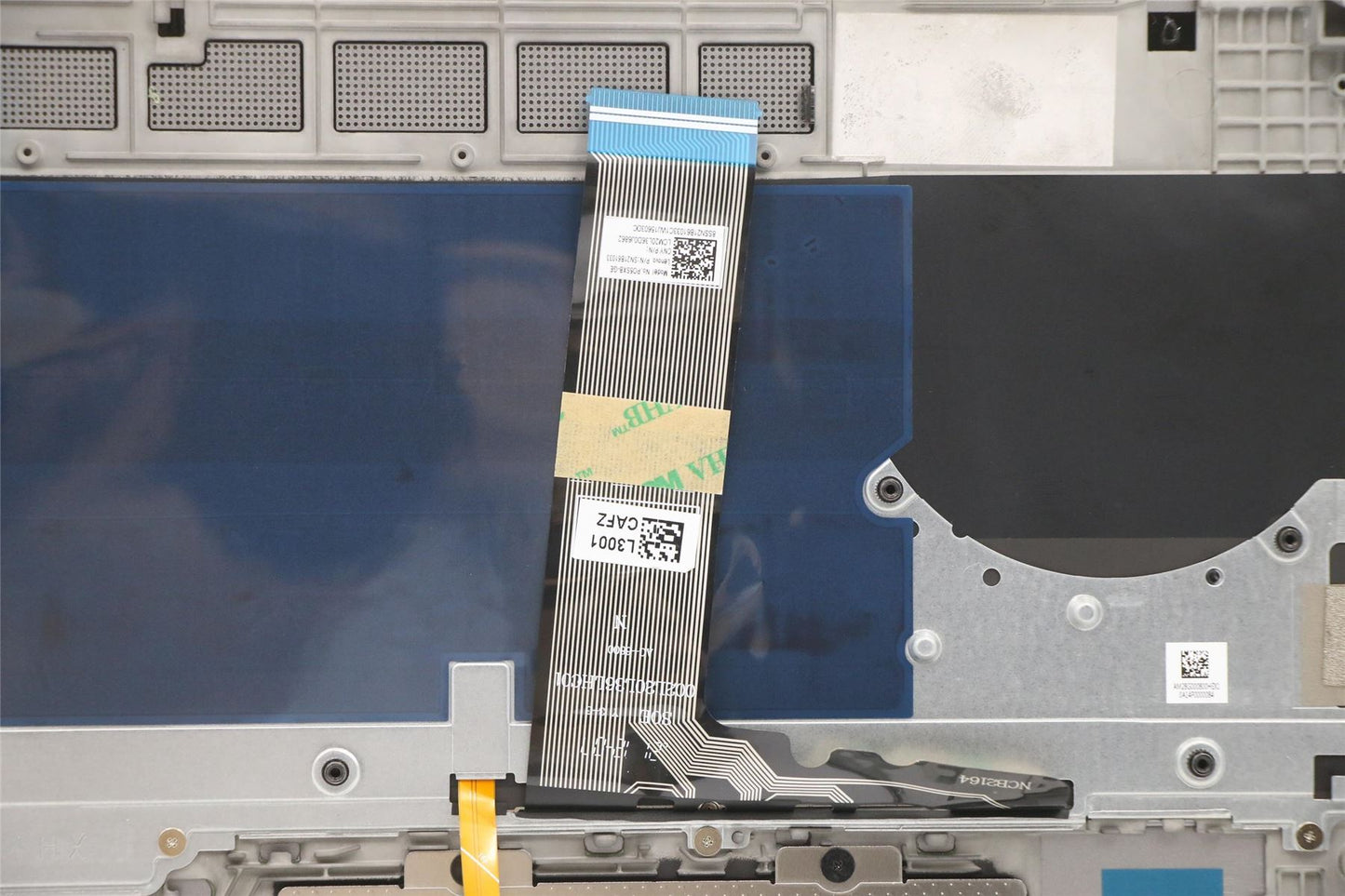 Lenovo ThinkBook 16p G2 ACH Keyboard Palmrest Top Cover German Grey 5CB1D04541